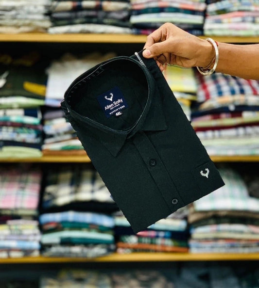 JoolClix™ Premium Solid Casual Shirt – Soft Cotton