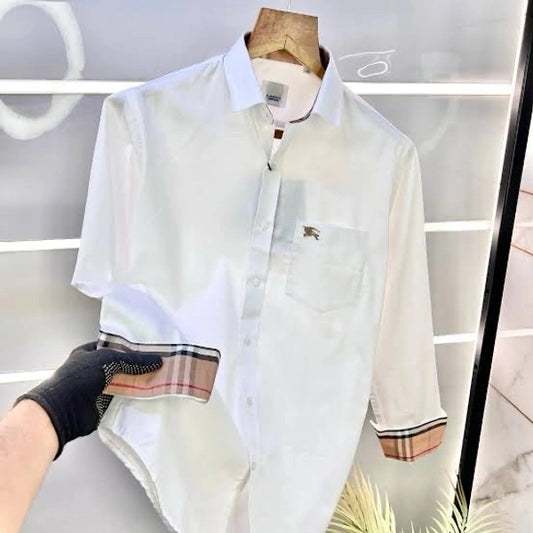 JoolClix™ Luxury White Casual Shirt – Premium Soft Cotton