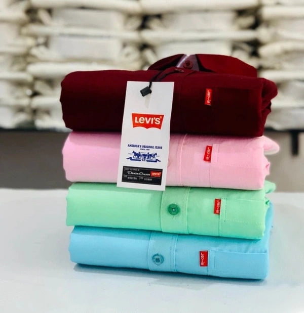 JoolClix™ Premium Solid Casual Shirt – Soft Cotton